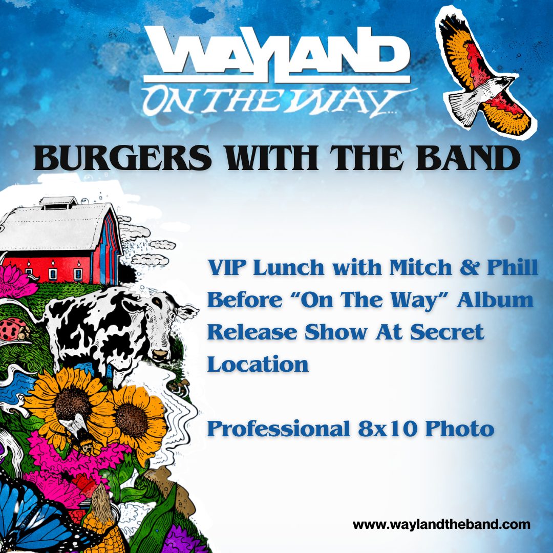 "On The Way" March 16, 2024 Album Release Party Burgers With The Band VIP